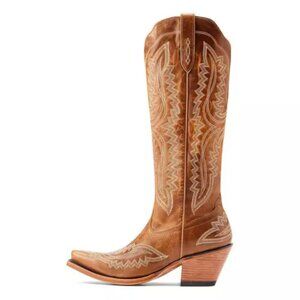 NIB Ariat Women Casanova Western Boots Snip Toe Color Brown